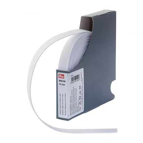 Ruban �lastique r�sistant 18mm blanc x10m