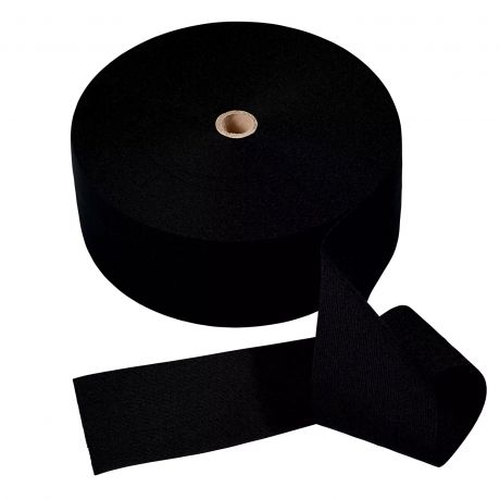 Ruban �lastique souple 100mm noir-rouleau 50 m