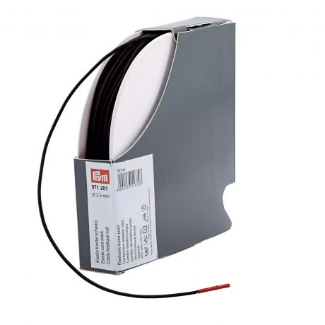 Corde �lastique rond �2,5mm noir x50m