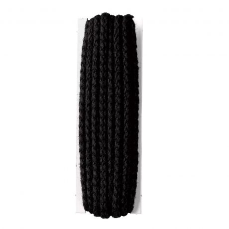 Cordon polyester �4mm noir x3m