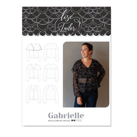 Patron Lise Tailor blouse gabrielle t34/52