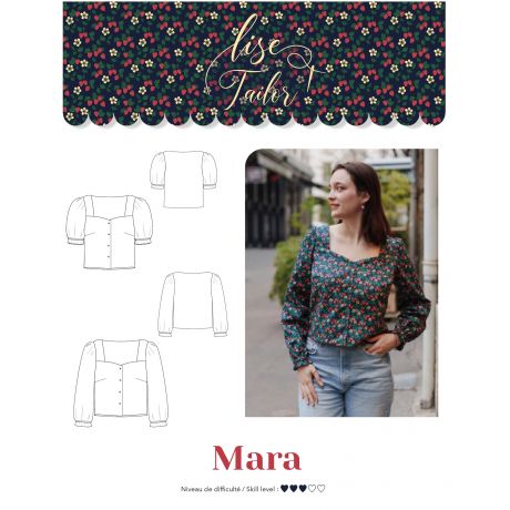 Patron Lise Tailor blouse mara t34/48