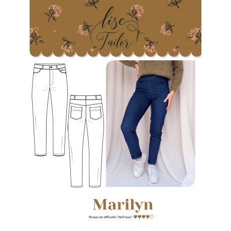 Patron Lise Tailor jean marilyn t34/52