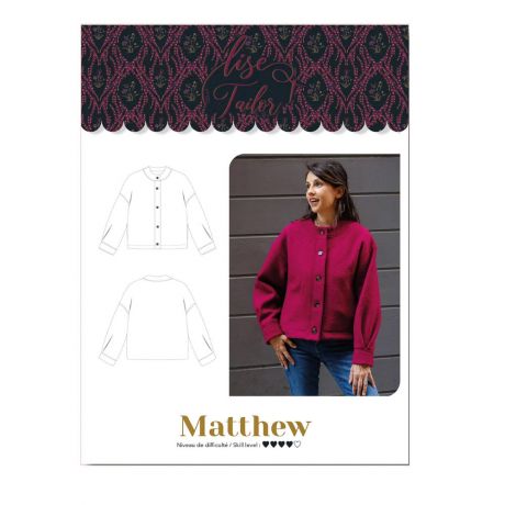 Patron Lise Tailor manteau matthew t34/52