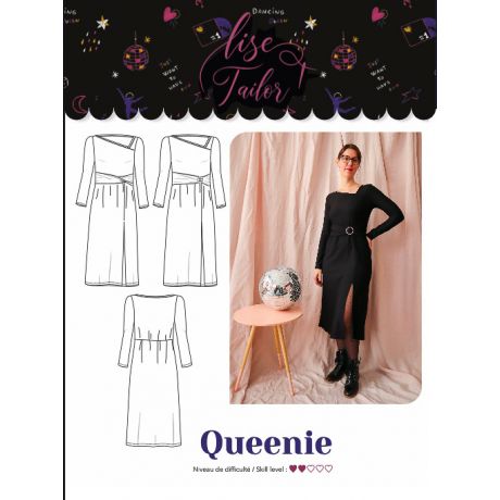 Patron Lise Tailor robe queenie t34/52