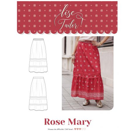 Patron Lise Tailor jupe rose mary t34/48