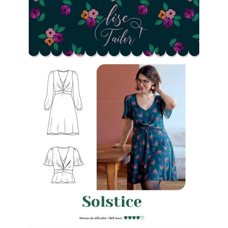 Patron Lise Tailor robe solstice t34/52