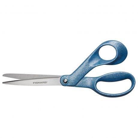 Ciseaux Fiskars 21 cm bleu paillette