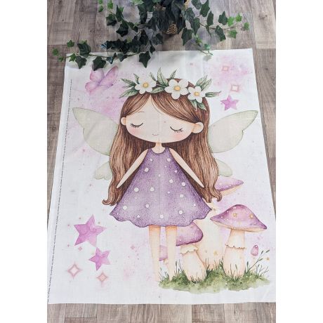Tissu de L'atelier de Jess & Caro panneau couverture motif XL �l�ana