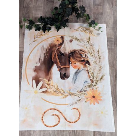 Tissu de L'atelier de Jess & Caro panneau couverture motif XL �lise