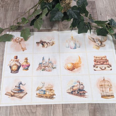 Tissu de L'atelier de Jess & Caro panneau lingette harper
