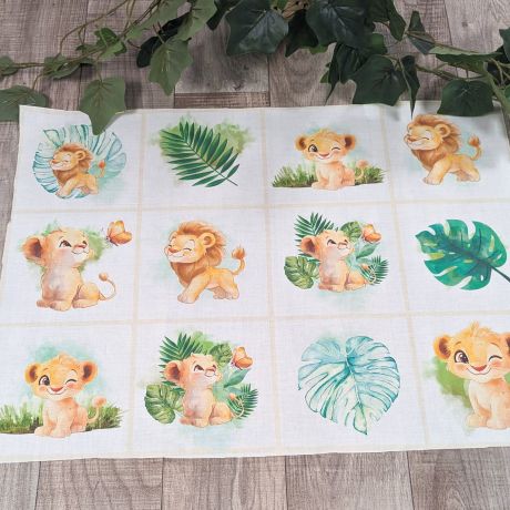 Tissu de L'atelier de Jess & Caro panneau lingette l�o