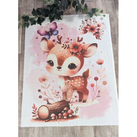 Tissu de L'atelier de Jess & Caro panneau couverture motif XL lily
