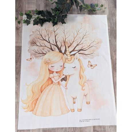Tissu de L'atelier de Jess & Caro panneau couverture motif XL mathilde