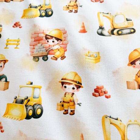 Tissu de L'atelier de Jess & Caro coton imprim� - Axel