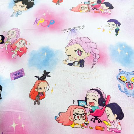 Tissu de L'atelier de Jess & Caro coton imprim� - Golden