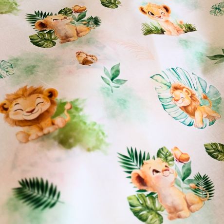 Tissu de L'atelier de Jess & Caro coton imprim - leo