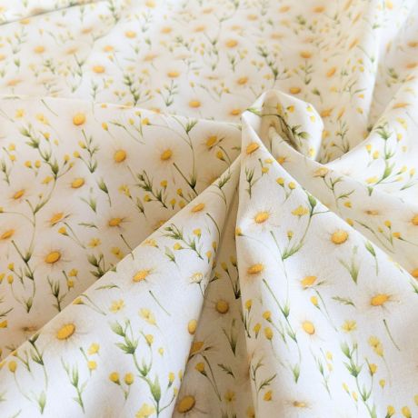 Tissu de L'atelier de Jess & Caro coton imprim� - Marguerite