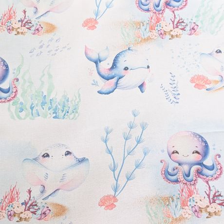 Tissu de L'atelier de Jess & Caro coton imprim� - Moana