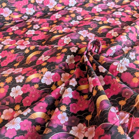 Tissu de L'atelier de Jess & Caro coton imprim� - saori