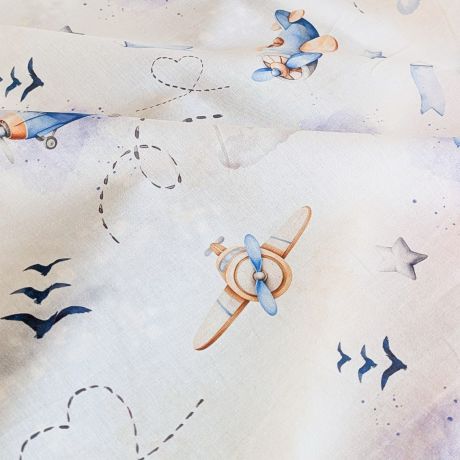 Tissu de L'atelier de Jess & Caro coton imprim� - Tom