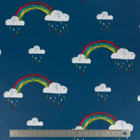 Tissu imperm�able arc en ciel