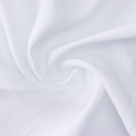 Tissu popeline de bambou blanc