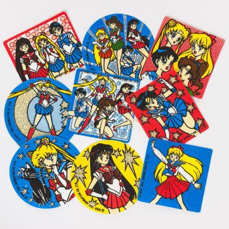 Lot de 10 tiquettes thermo Sailor Moon