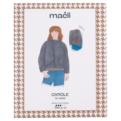 Patron Mali Paris veste Carole t34/52