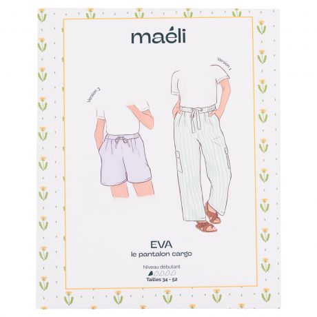 Patron Mali Paris pantalon cargo va t34/52