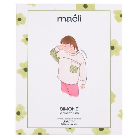 Patron Mali Paris sweat Simone enfants 4/12ans