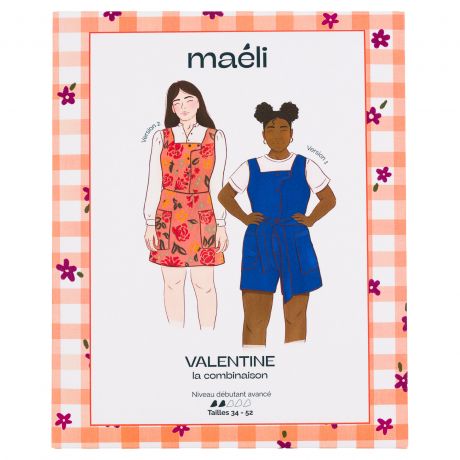 Patron Ma�li Paris combinaison valentine t34/52