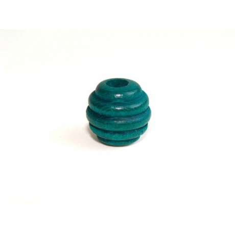 Perle ray�e 14/17mm vert