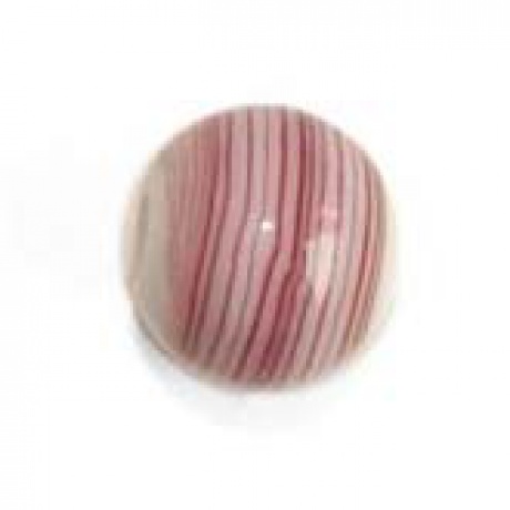 Perle effet verre vein� lilas 10mm