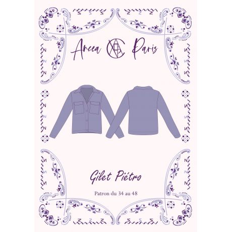 Patron Ancea Paris gilet pietro