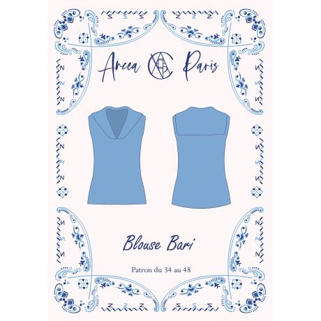 Patron Ancea Paris blouse bari