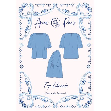 Patron Ancea Paris top libeccio