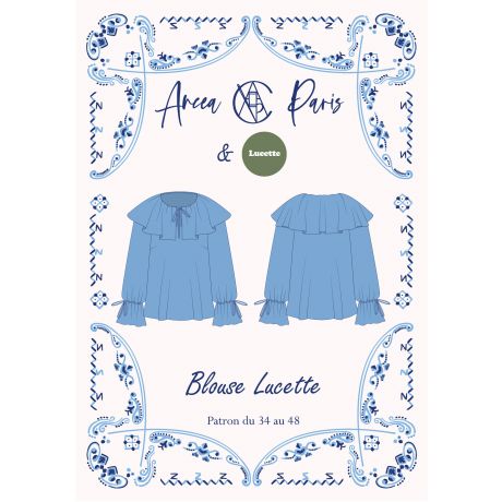Patron Ancea Paris blouse lucette
