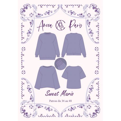 Patron Ancea Paris sweat mario