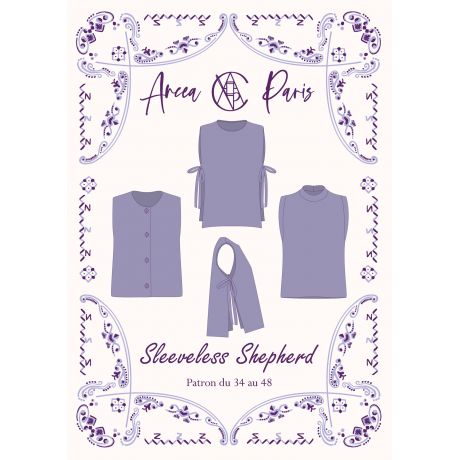 Patron Ancea Paris gilet shepherd