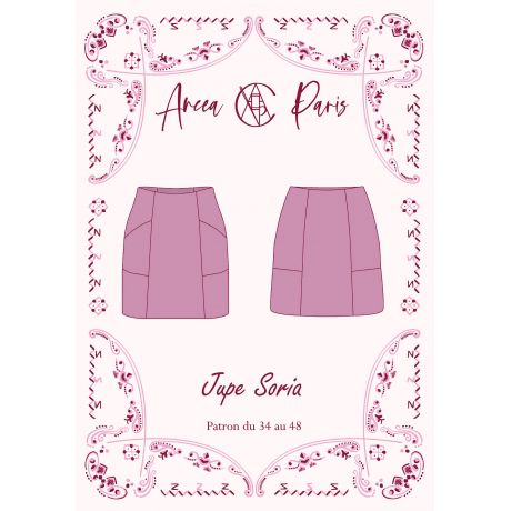 Patron Ancea Paris jupe soria