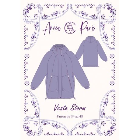 Patron Ancea Paris veste storm