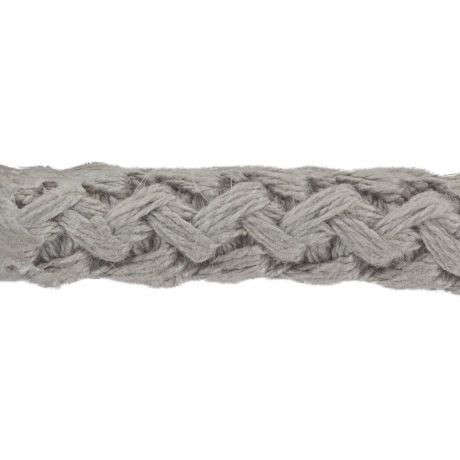 Cordon simple mat 8 mm gris