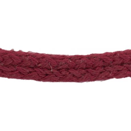 Cordon double mate 10 mm rouge