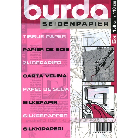 Pochette papier soie Burda x5
