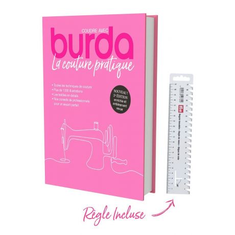 Livre La couture pratique Burda + rglette offerte !