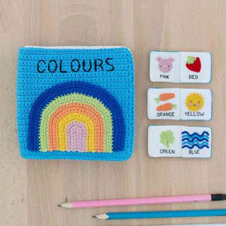 Kit crochet Anchor livre apprentissage des couleurs
