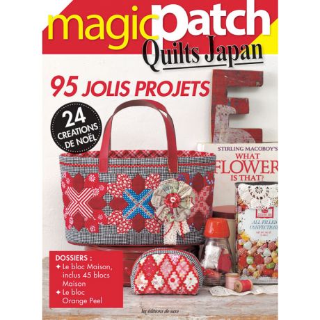 Magic patch - 95 jolis projets - Quilt Japan N°38