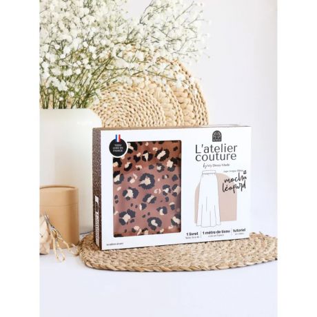 Coffret couture jupe longue lopard