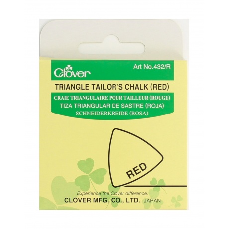 Craie Clover triangulaire rouge